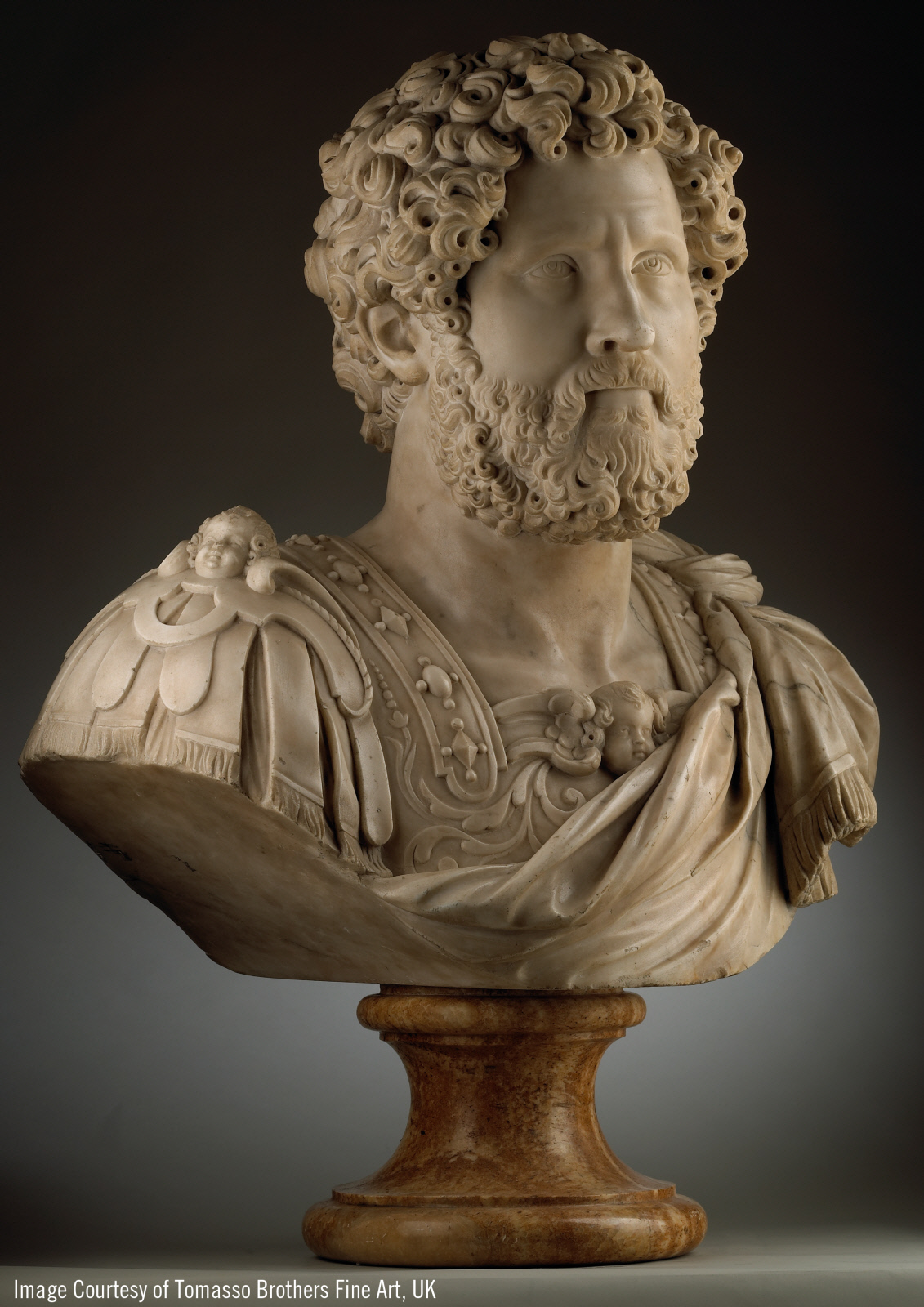 Clark Art - Bust of the Emperor Antoninus Pius (A.D. 138–161)