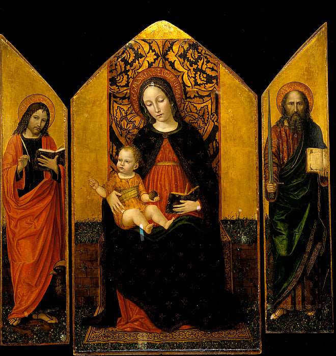 Virgin and Child with Saints John the Evangelist and Paul