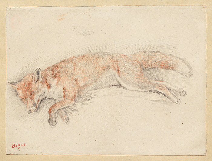 Study for "Dead Fox in the Forest" Slider Image 1