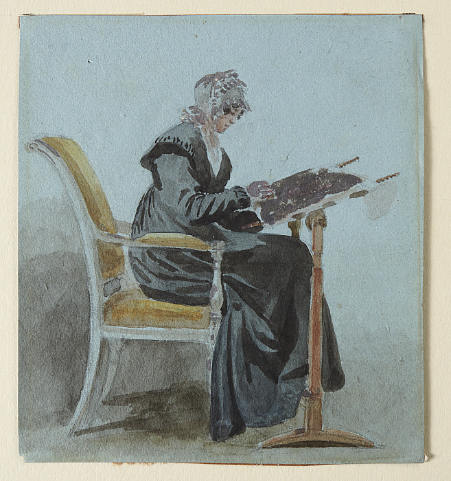 Woman Sewing