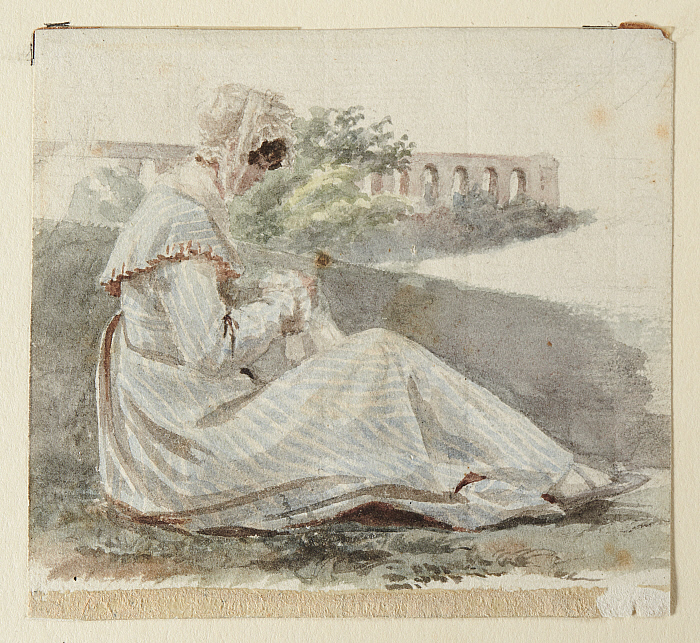 Woman Sewing