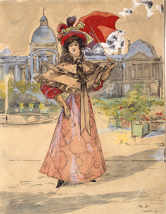 Woman in the Luxembourg Gardens