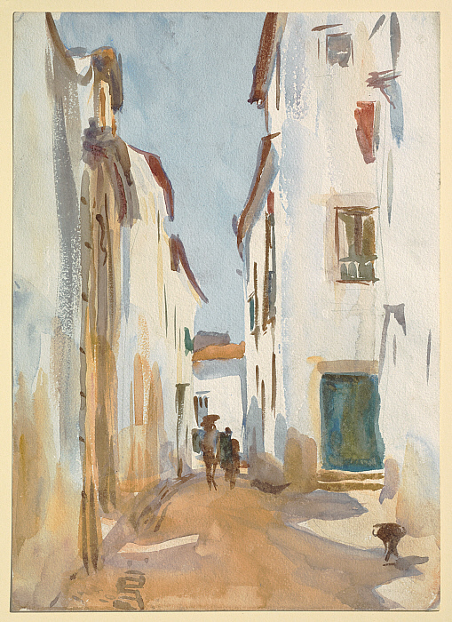 A Street Scene, Spain