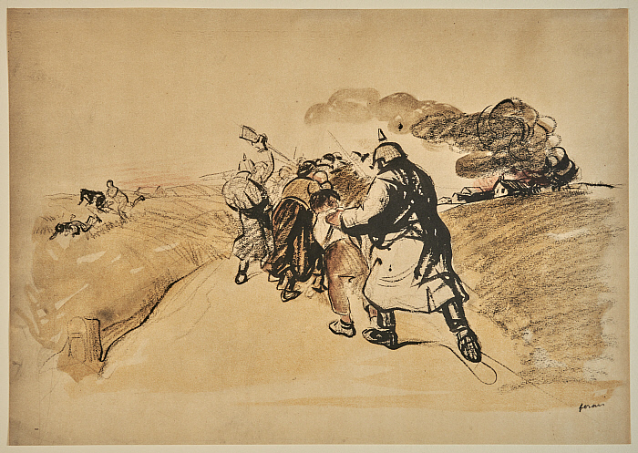Untitled Drawings of World War I: Les Kamerades 20 Mars 1915
