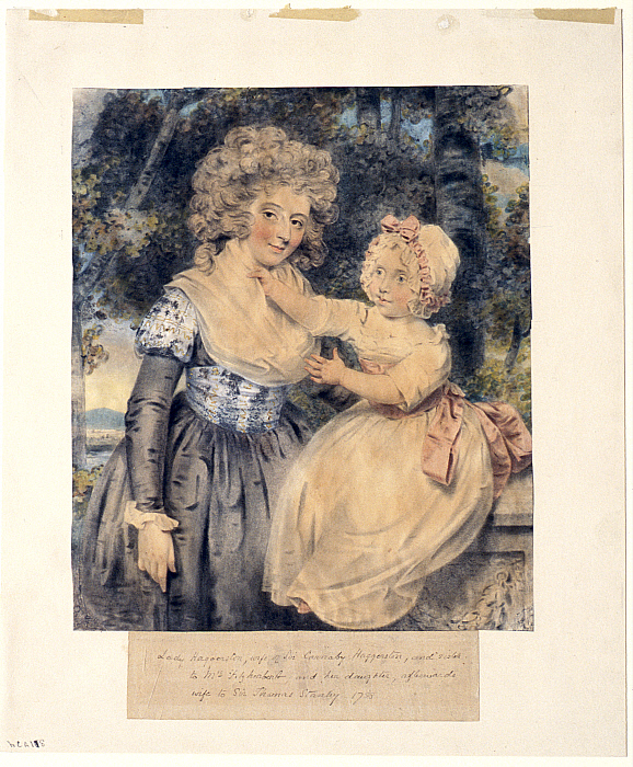 Lady Haggerston and Her Daughter