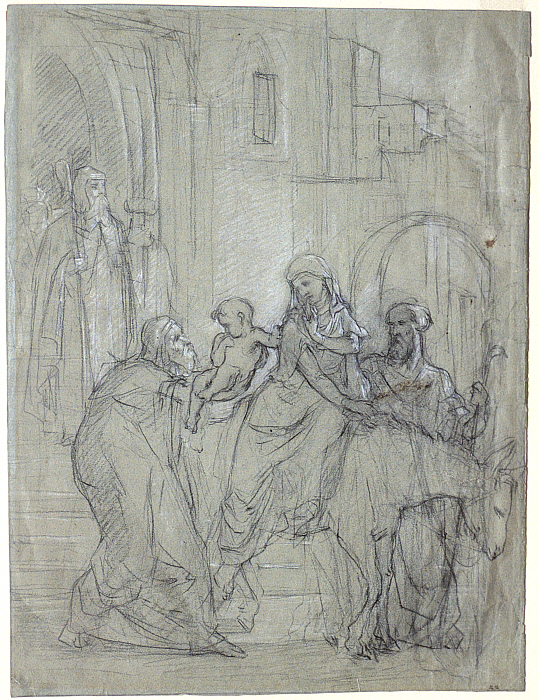 Saint Simeon Receiving the Christ Child from the Virgin Mary: Nunc Dimittis