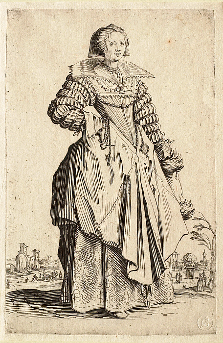 The Lady with the Large Collar and the Headdress Falling Back (La dame à la grande collerette et à la coiffe retombant en arrière)