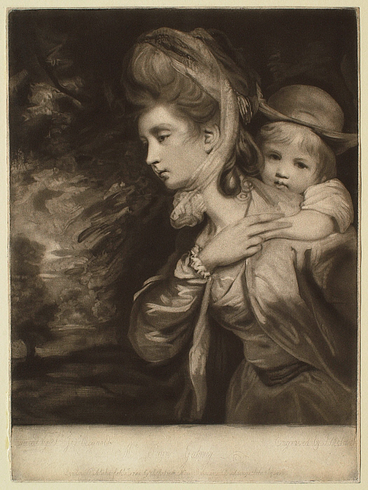 Mrs. Payne Galwey and Her Son Charles