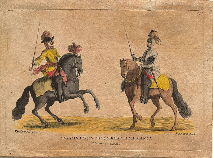 Preparation for lance combat (Préparation au combat à la lance)