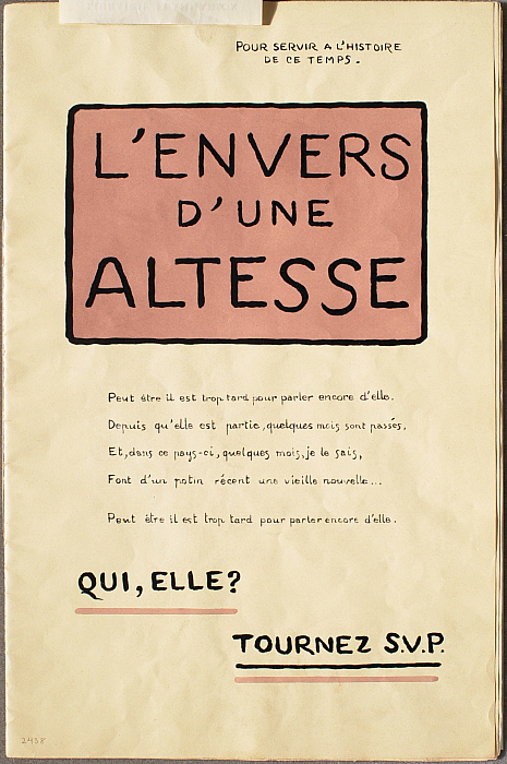 Title Page Of Album Le Nouveau Monde A L Envers