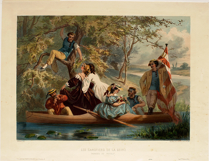 Boaters of the Seine, Near Neuilly (Les canotiers de la Seine, parages de Neuilly)