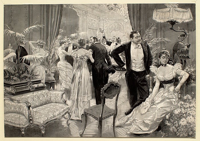 Untitled salon scene