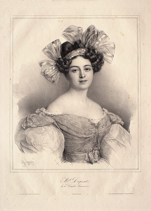 Miss Duport, of the Comédie Française (Melle. Duport, de la Comédie Française)