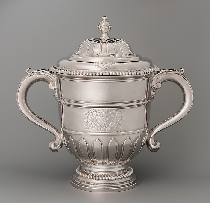 Two-Handled Cup and Cover Slider Image 1
