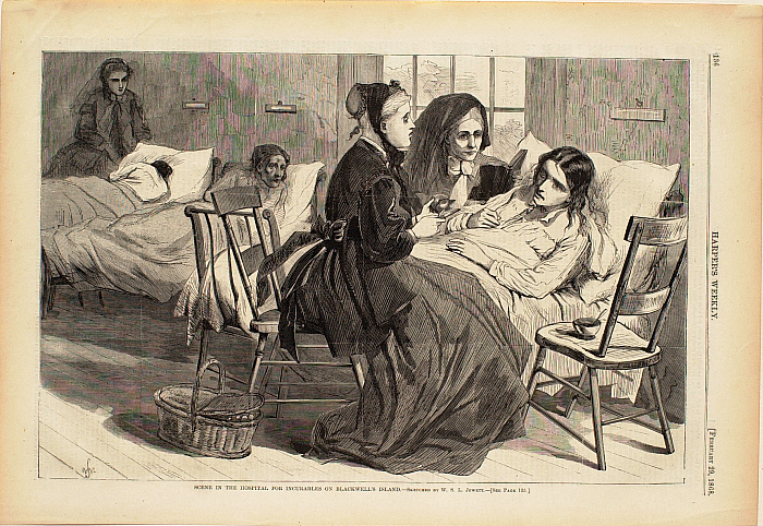 Scene in the Hospital for Incurables on Blackwell's Island
