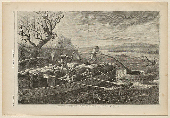 Fur-Traders on the Missouri Attacked by Indians