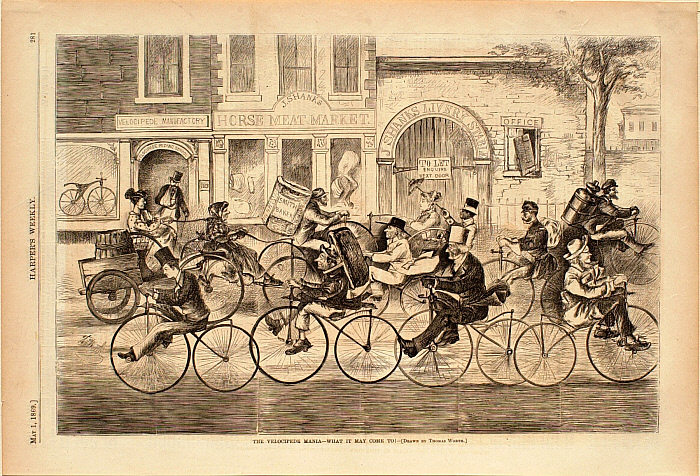 The Velocipede Mania—What It May Come To!