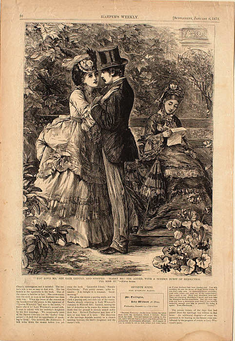 "You love me," she said, gently, and stopped. "Marry me!" she added, ....