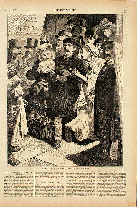 At the Door of the Opera-House
