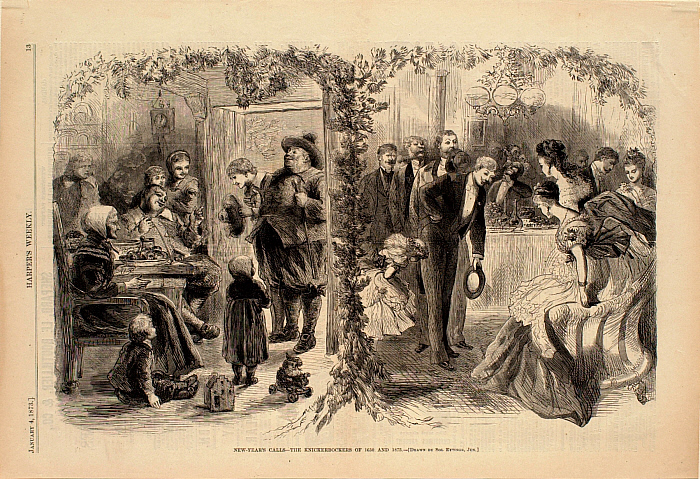 New Year's Calls—The Knickerbockers of 1650 and 1873