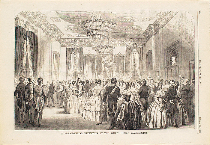 A Presidential Reception at the White House, Washington