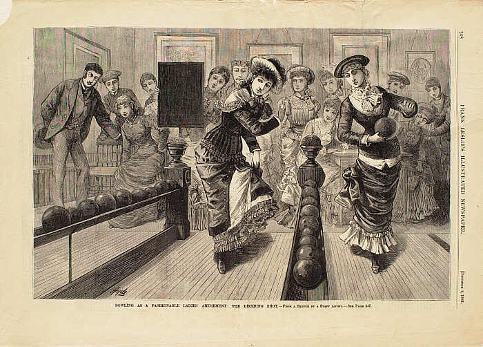 Bowling as a Fashionable Ladies' Amusement: The Deciding Shot