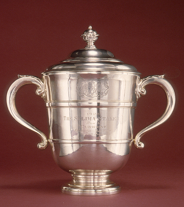 Two-Handled Cup and Cover with Wooden Base
