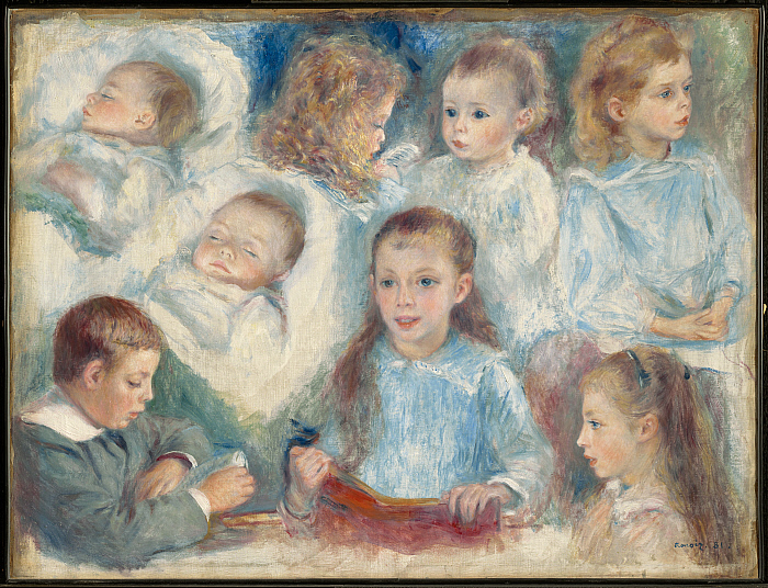 Sketches of Heads (The Berard Children)