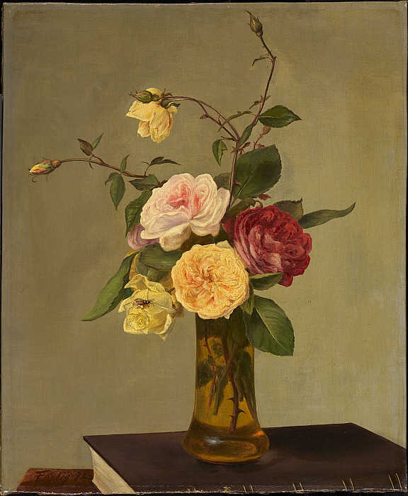 Roses in a Vase