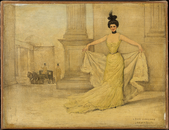 Woman in Evening Dress