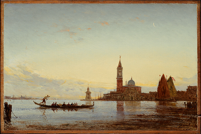 The Grand Canal, Venice (Gondola before San Giorgio)