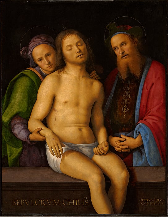 Dead Christ with Joseph of Arimathea and Nicodemus (Sepulcrum Christi)