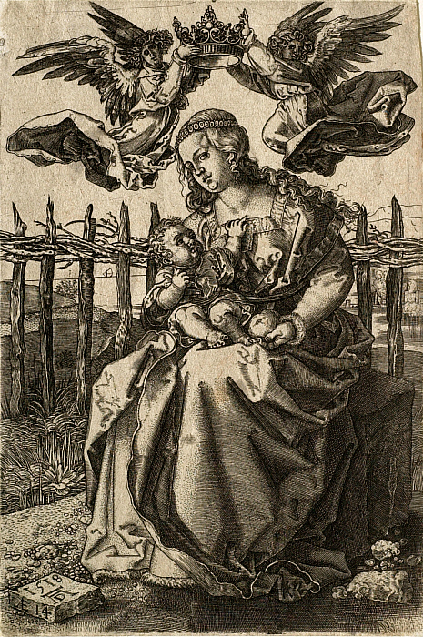 The Virgin and Child Crowned by Two Angels