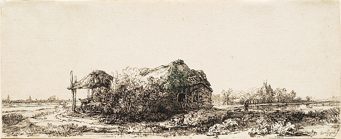 Landscape with Cottage and Haybarn