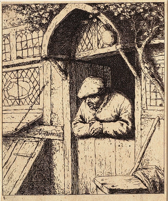 Peasant Leaning on His Doorway
