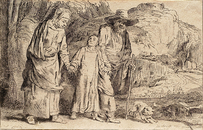 Christ between His Parents, Returning from the Temple