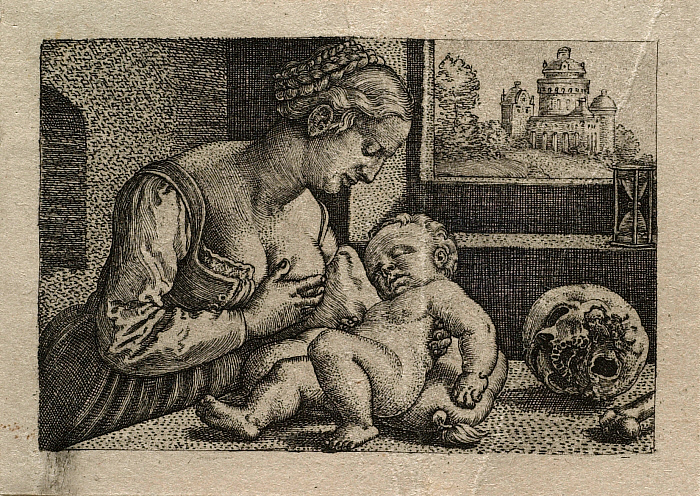 The Virgin with the Child and the Skull