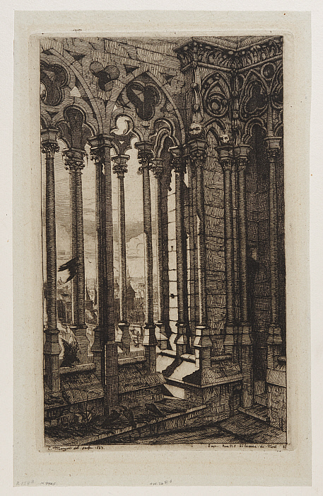 The Gallery of Notre Dame, Paris (La Galerie de Notre Dame, Paris)