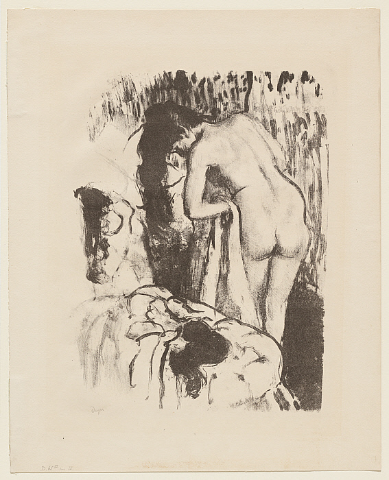 Nude Woman Standing, Drying Herself (Femme nue debout à sa toilette)