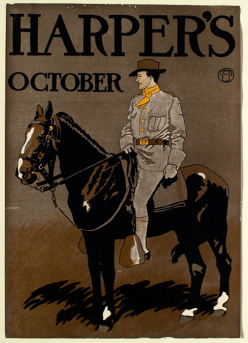 Mounted Policeman, October Harper's