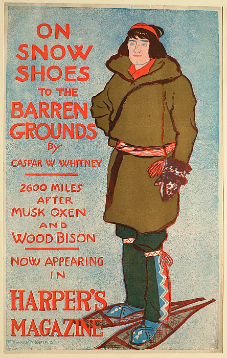 On Snow Shoes to the Barren Ground, by Caspar Whitney, May Harper's