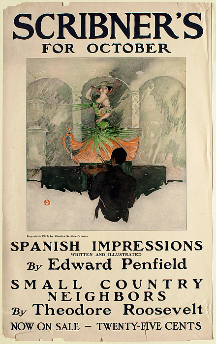 Scribner's, October 1907, Female Spanish Dancer