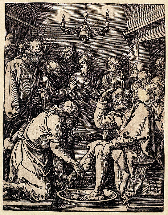 The Little Passion: Christ Washing the Feet of the Disciples