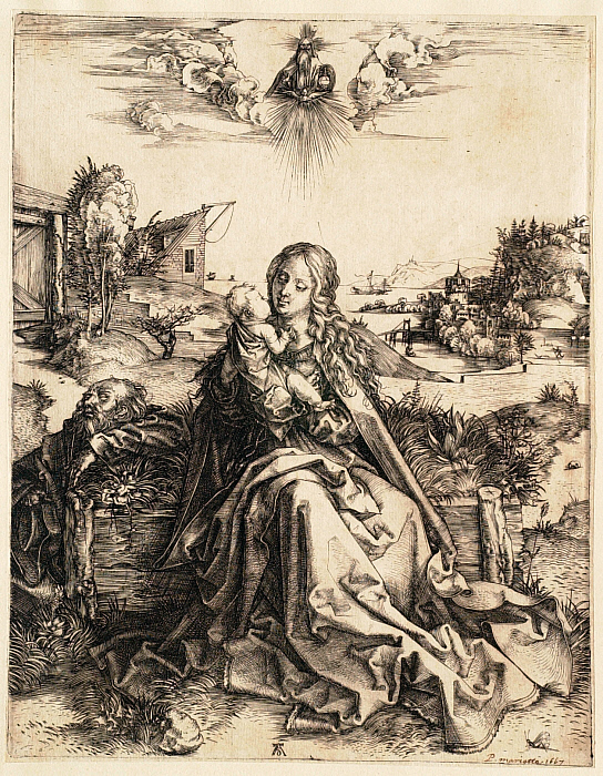 The Holy Family with the Butterfly