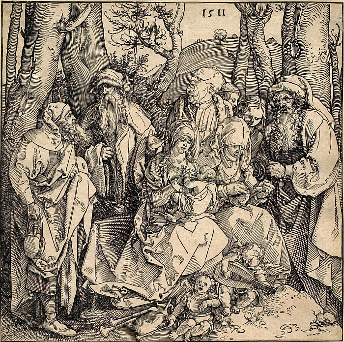 The Holy Kinship with the Lute-Playing Angels