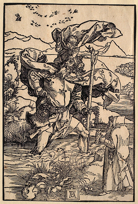 Saint Christopher with the Flight of Birds