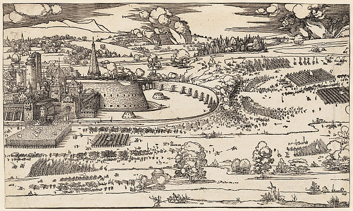 The Siege of a Fortress (left side only, of 2 blocks) Slider Image 1