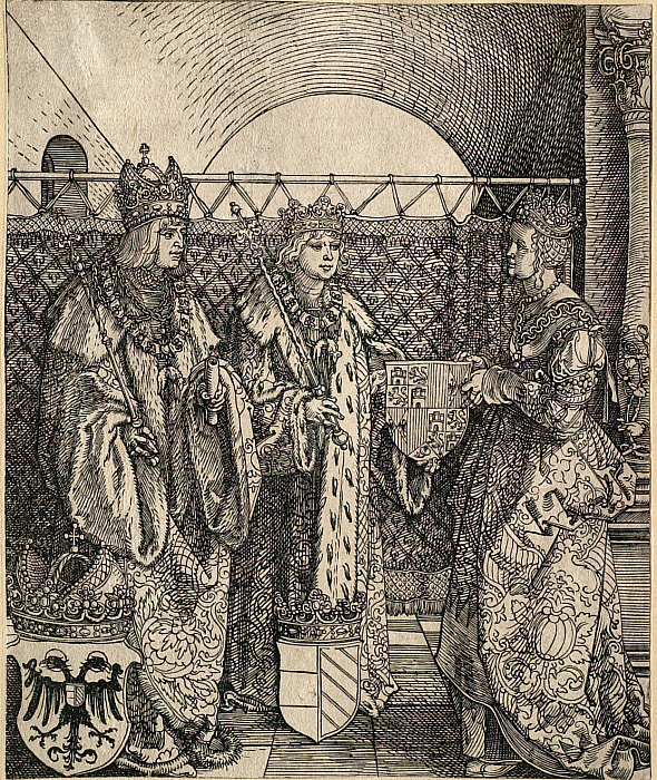 The Betrothal of Philip the Fair and Joan of Castile (Arch fragment)