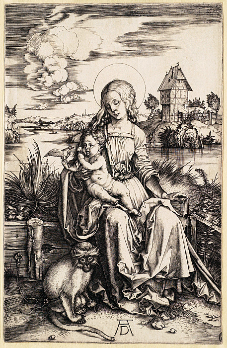 The Virgin and Child with the Monkey Slider Image 1