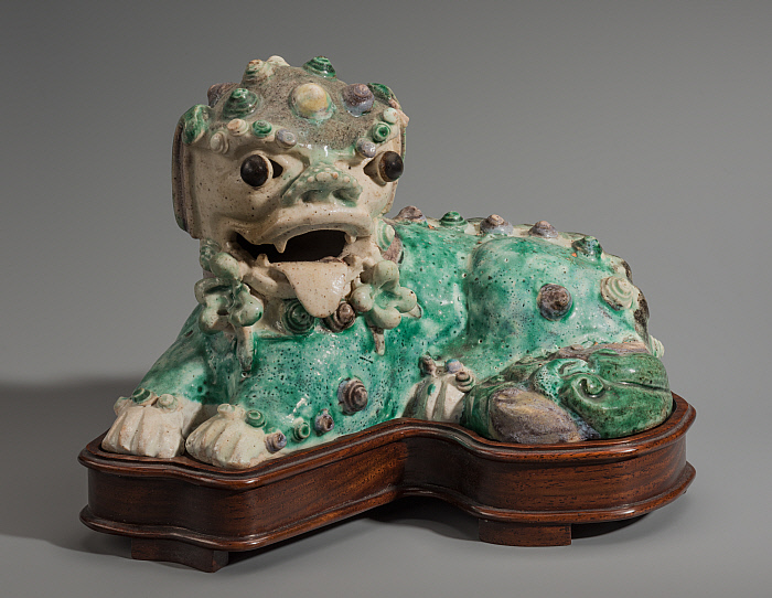 Pair of Fu Lions Passant Slider Image 2